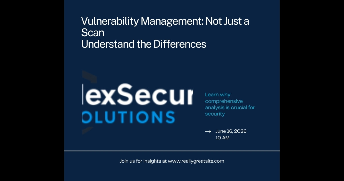 Vulnerability management process for small businesses